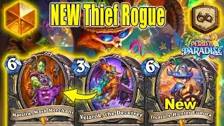 New Rogue Legendary Is Actually Good In My Thief Rogue Deck At Perils in Paradise | Hearthstone