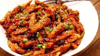 Honey Chilli Potato Recipe - Crunchy Potato Chilly - CookingShooking Bites