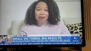 PhD Candidate Leah Howard on Good Morning America with Dr Jessica Clemons