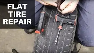 How to Plug a Tire: Flat Tire Repair