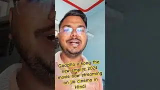 Godzilla x Kong 2024 movie now streaming on jio cinema in Hindi #ott #videostreaming