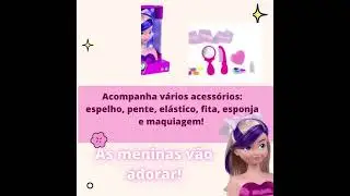 Boneca Nancy Hair Busto Loir 1 #lojalunet #qualidade #promoção #detalhes #presente  #diadascrianças