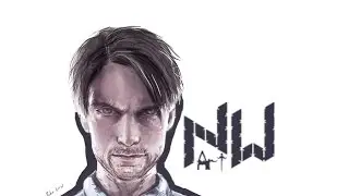 John Law ( Wes Bentley ) AHS ART by Natali Wolf