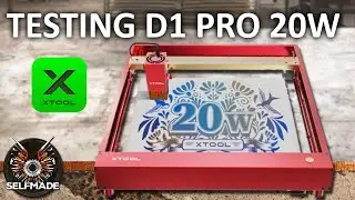 xTool D1 Pro 20W assembly and testing of my new laser