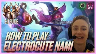 HOW TO PLAY NAMI SUPPORT WITH ELECTROCUTE SEASON 11 | Best Build & Runes | Season 11 Nami Guide