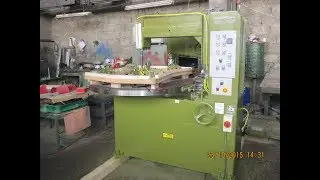 Испытания KRV карусельный станок для производства стульев
