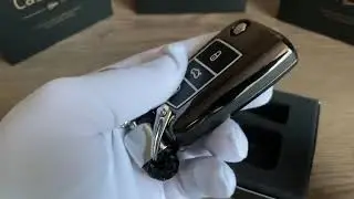 Металический чехол для ключа Volkswagen, Skoda, Seat, ключ №2, casekey