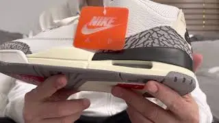 2023 Reimagined White Cement Nike Air Jordan III 3 Review of An Authentic Retail Pair