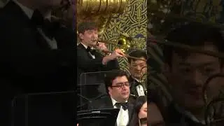 trombone player goes WILD with unexpected solo move 