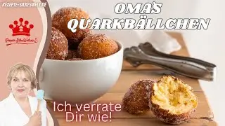 Make grandma's quark balls yourself, so easy!!! #Silkeswelt