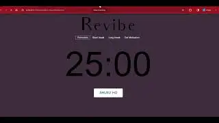 Explaination of Pomodoro Timer app with Javascript by Arpan Padhi