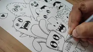 HAPPY AUTUMN DOODLE | Easy Doodle | Doodle Planet