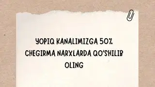 Repititsion sinov testlari maxfiy kanalida Prezident maktabi uchun savollar @piima_uz1