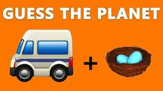 Guess The Planet by Emoji l Planet Emoji Quiz 🪐
