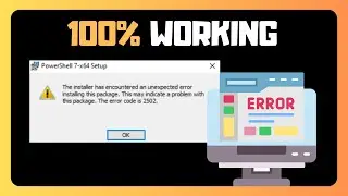EASY FIX For Error  The Installer Has Encountered An Unexpected Error 2503 Or 2502  In Windows 11