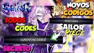 SAIU!! REVELEI 6 NOVOS CODIGOS + TODOS OS CODIGOS *SECRETOS* NO SAILOR PIECE CODES 2026- ROBLOX