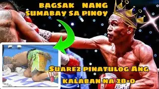 Boxingnews: Suarez bumida trending ng patulugin Ang kalaban