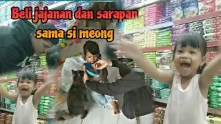 Beli jajanan dan sarapan sama meong