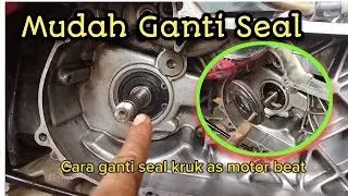 Cara Mudah Ganti Seal Kruk As Motor Beat