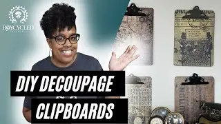 Make Your Own Clipboard - Easy DIY Decoupage Project