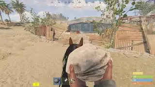 RUST...New map start off and rock top base build
