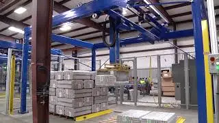 Gantry Robot - Egg Crate Bundle Palletizing
