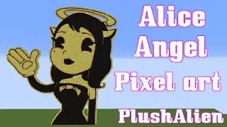 Minecraft Pixel Art SpeedBuild | Alice Angel