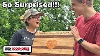 Cam Surprises Kelly with a HOMEMADE Anniversary Gift He made with his Creality Falcon2