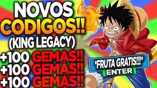 TODOS NOVOS MAIO CODIGOS no KING LEGACY (ROBLOX king piece CODES)!!