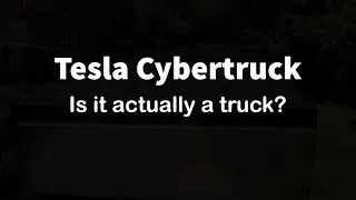 Tesla Cybertruck: Is it actually a truck? (Video #2) #tesla #cybertruck #beast #cyberbeast
