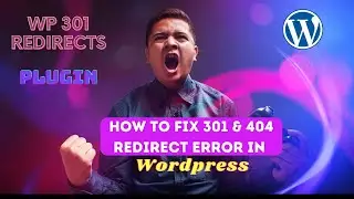 How to fix 301 & 404 redirect error in WordPress  | WP 301 redirects plugin (Free)