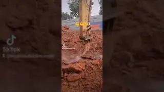 Excavator Ripper Working