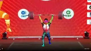 Example of (2D) OpenPose | Toshiki 199kg C&J | Motion Capture (MoCap)