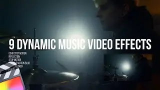 FREE 9 Dynamic Music Video Effects for Final Cut Pro | TIP309. 무료 파이널컷 다이나믹 뮤직비디오 효과 공유