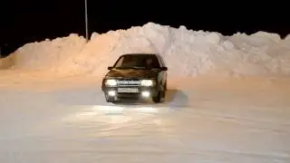 Первый дрифт на ВАЗ 2108,