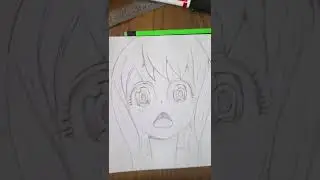 anime girl drawing 😍💜