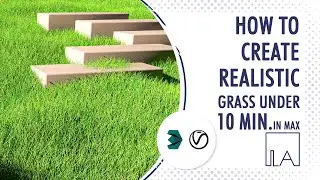 How to create Realistic grass with 3DS Max + VRay? 🤔