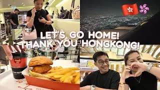 LET'S GO HOME + HONGKONG AIRPORT SHOPPING & TIPS 🇭🇰| JOYCE YABUT-BARTOLOME