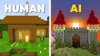 Can A Human Beat AI in a Minecraft Building Contest?