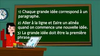 Rédiger à partir d'un tableau