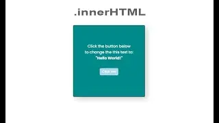 JavaScript  - Changing HTML element on click