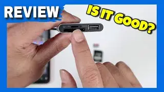 Hicober USB C to SD Card Reader, Micro SD Memory Card Reader, Type C to SD Card Reader Adapter