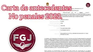Como sacar tus antecedentes no penales por primera vez desde tu celular 2023