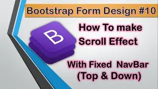Fixed Navigation Bar | Scroll effect | Fixed Navigation bar with scroll page  using bootstrap #10