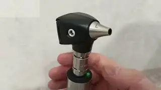 Отоскоп 25090 bi, 3,5v диагностический волоконно-оптический отоскоп без встроенного осветителя горла