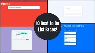 10 Cool To Do List Using CSS & JavaScript! | To Do List JavaScript