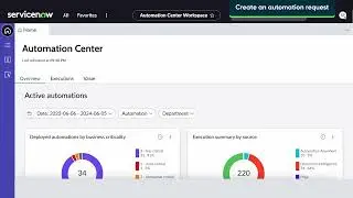 Create an automation request