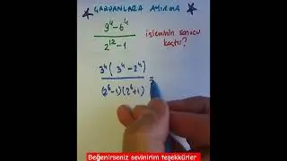 Çarpanlara Ayırma #2024 #tyt #yks #kpss #aytmatematik #denklemler