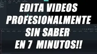 Curso Edición de Vídeo | Aprende filmora en 7 minutos