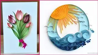 Paper qualling design paper qualling ideas #paperqualling #easypaperart